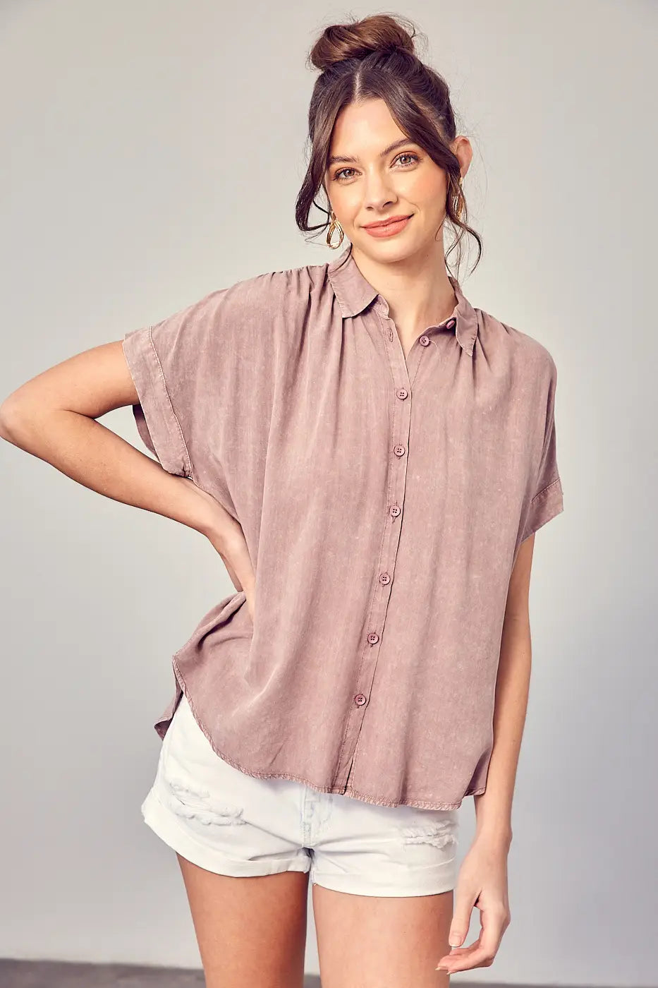 Eva blouse mauve