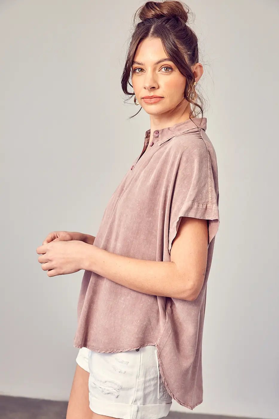 Eva blouse mauve