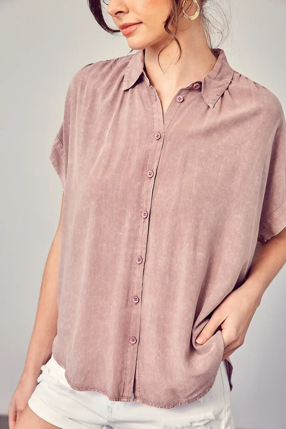 Eva blouse mauve